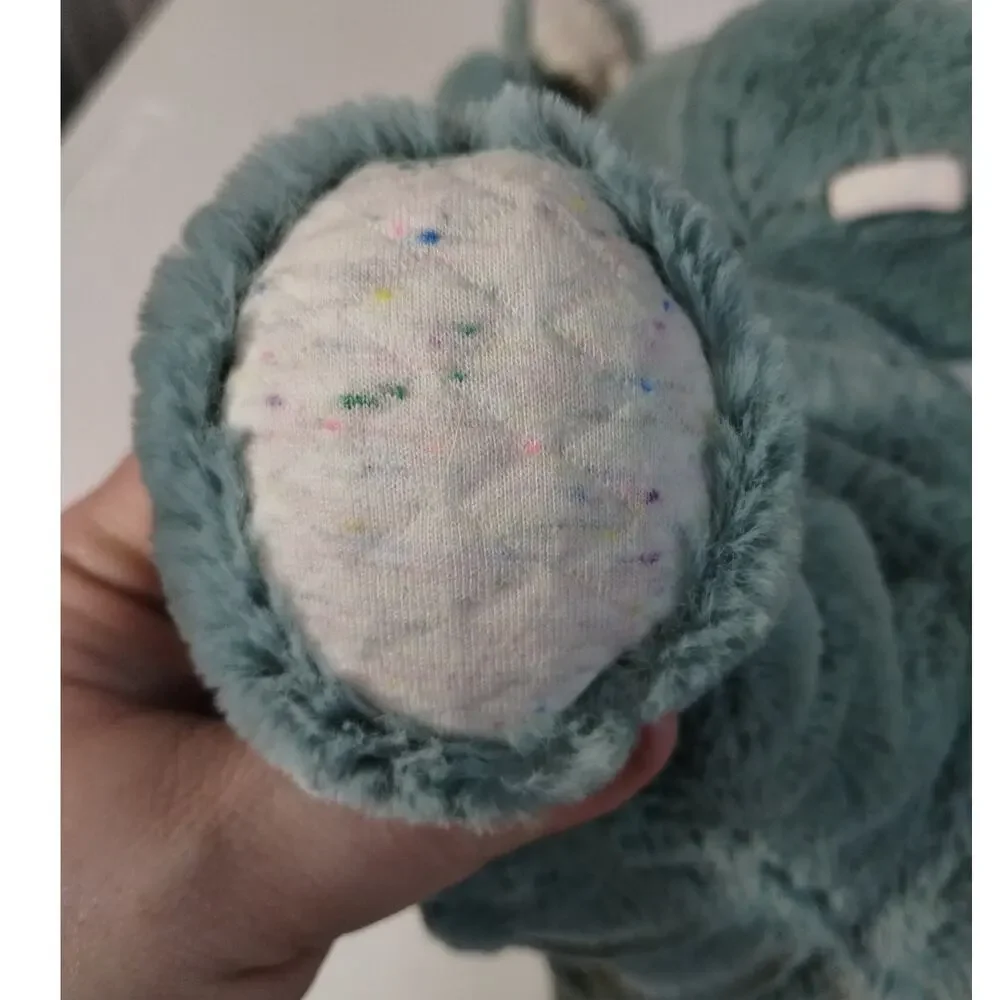GUND Baby Oh So Snuggly Hippo Hippopotamus Large Plush Stuffed Animal Teal 12.5